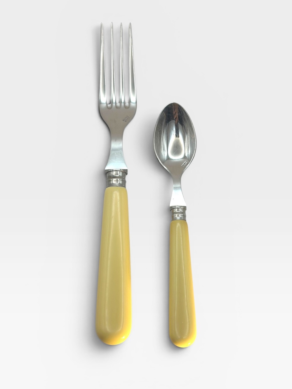 SCOF France Cambridge Ivory  Fork Spoon Flatware Replacement Set Vintage Cutlery
